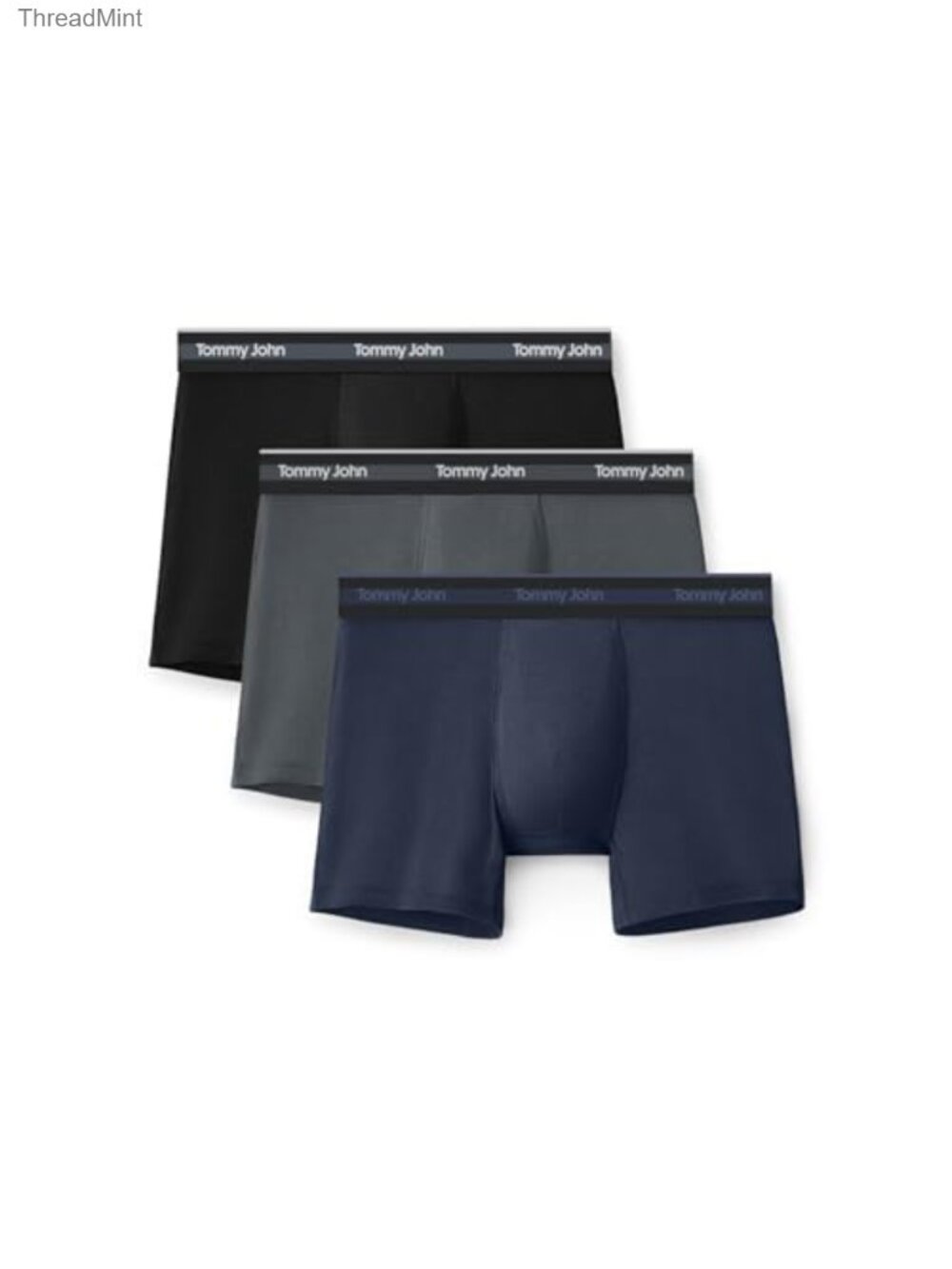 Men's 3-Pack Comfort Micro Trunk Boxer Briefs 4" Inseam 4-Way Stretch